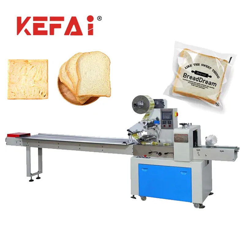 KEFAI Flowpack Bread Packing Machine