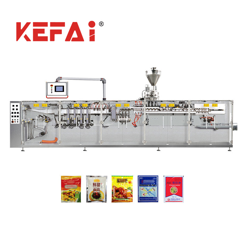 KEFAI Granule HFFS Flat Side Seal Bag Packing Machine
