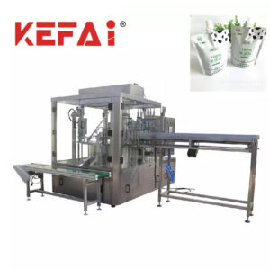 KEFAI Rotary spout pouch filling and capping machine