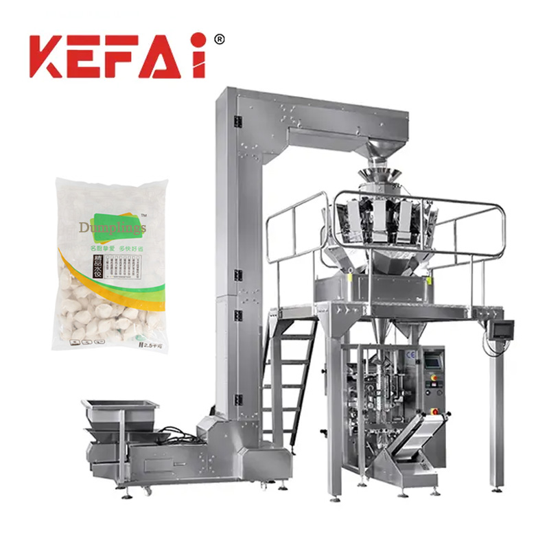KEFAI dumpling weighing packing machine