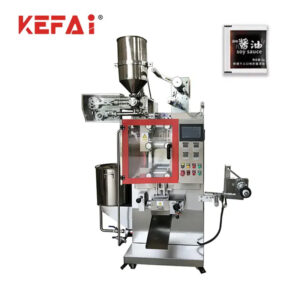 KEFAI high speed automatic paste roller packing machine soy sauce