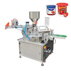 rotary cup filling sealing machine
